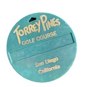 Vintage Torrey Pines Golf Course‎ San Diego Golf Bag Tag